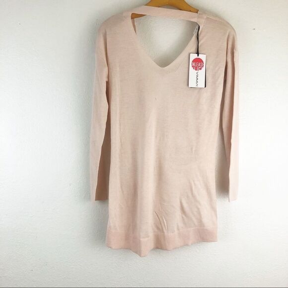 Vimmia Shavasana Reversible Sweater blush size XL New with tags - Picture 2 of 6